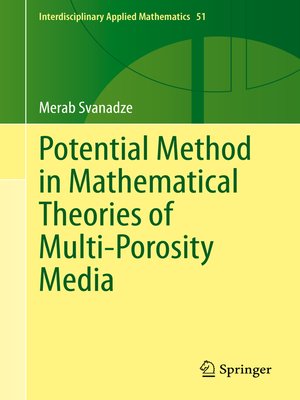 cover image of Potential Method in Mathematical Theories of Multi-Porosity Media